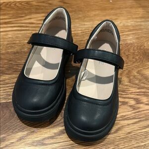 The Children's Place Black Dress Shoes Mary Jane Style